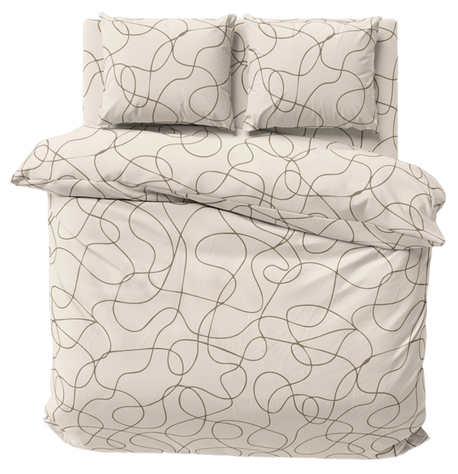 Комплект постільної білизни Lelit B-1208 Бязь Півтораспальна (1200995) - Фото 1