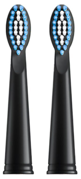 Насадка для зубної щітки AHealth SMART SONIC SMILE 1 2 шт. Black (N-2-AHsss1b) - Фото 1