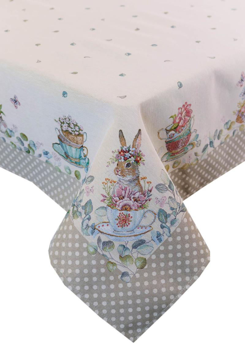 Скатерть прямоугольная Прованс Гобеленовая Очарование 135х260 см (044065)