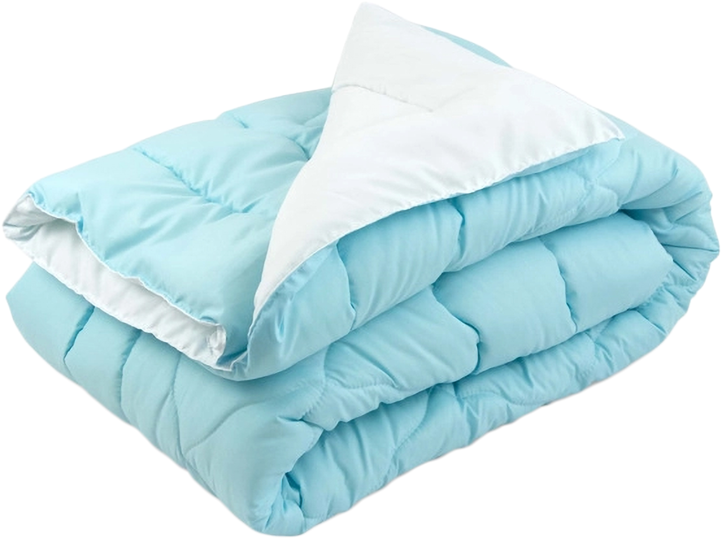 Одеяло демисезонное двуспальное евро Руно 200х220 (К_322.52СЛ200_Голубой)