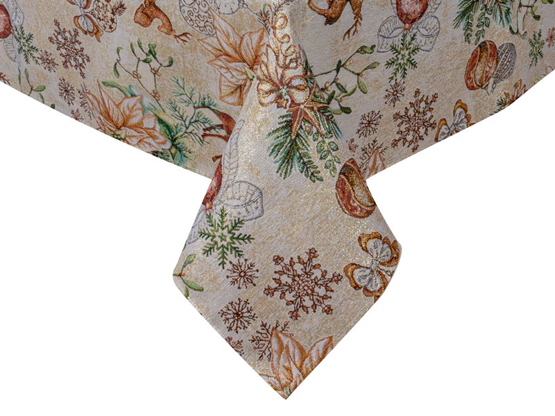 Скатерть прямоугольная Lefard гобелен TINSEL полноцвет 140х320 см (715-400)