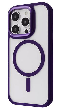 Чохол для смартфону Proove Clear Essence Case with Magnetic Ring iPhone 16 Deep Purple (PCCEIP160004) - Фото 1