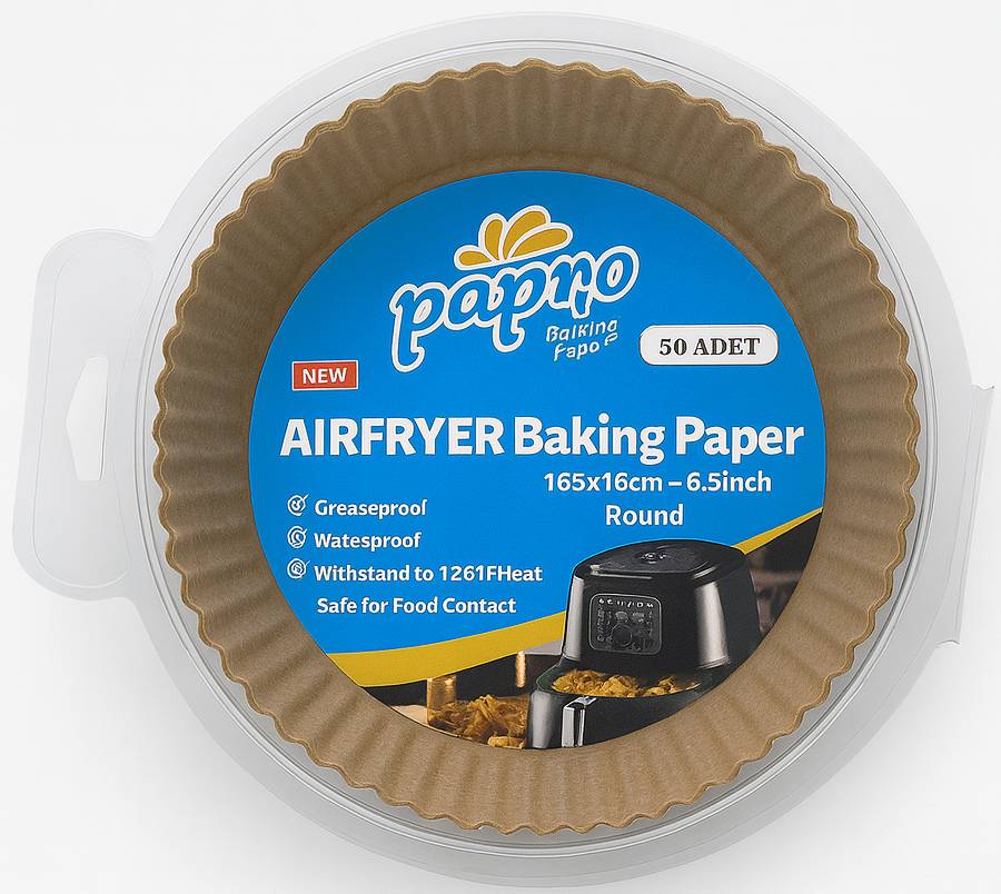 Пергамент для аэрогриля Papro 16(20)х4.5 см 50 шт. (круг №16) - Фото 1