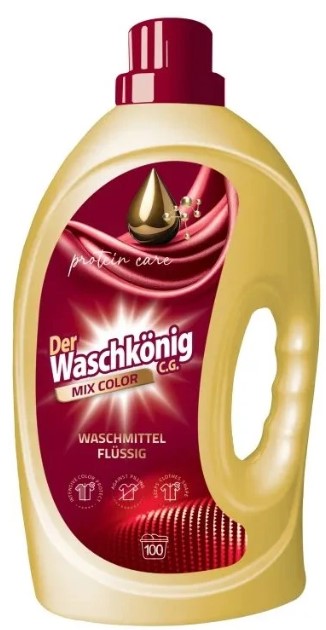 Гель для стирки Waschkonig MIX Color 3 л (4260418935585) - Фото 1