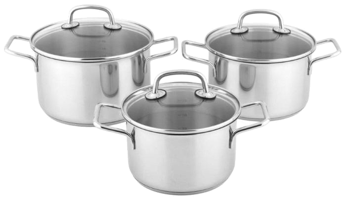Набор кастрюль NOIS Carso Elegance 6 пр. (830186) - Фото 1