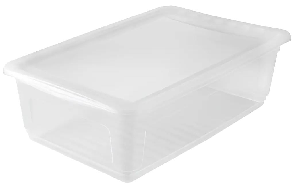 Короб для зберігання Keeeper Clearbox 30л з кришкою (2237) - Фото 1