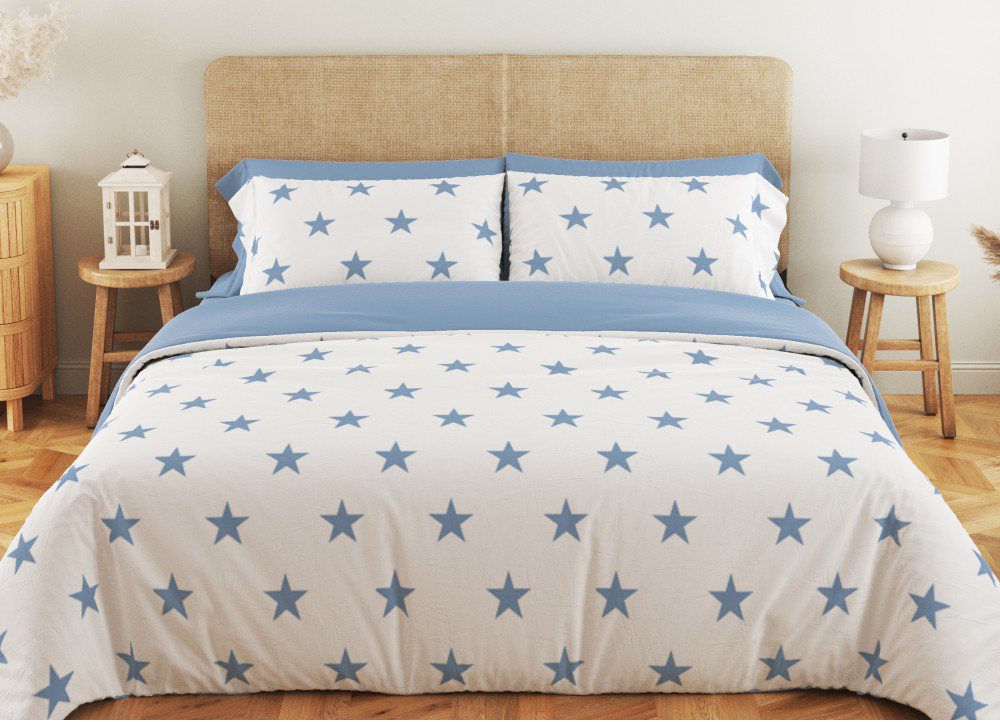 Комплект постельного белья ТЕП Soft dreams Morning Star Blue (2-03857_25317) - Фото 1