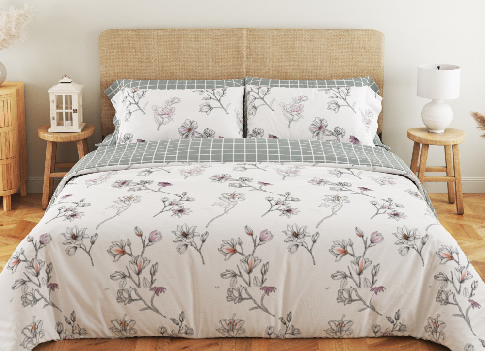 Комплект постельного белья ТЕП Soft dreams Blossom on White (2-03857_25863) - Фото 1