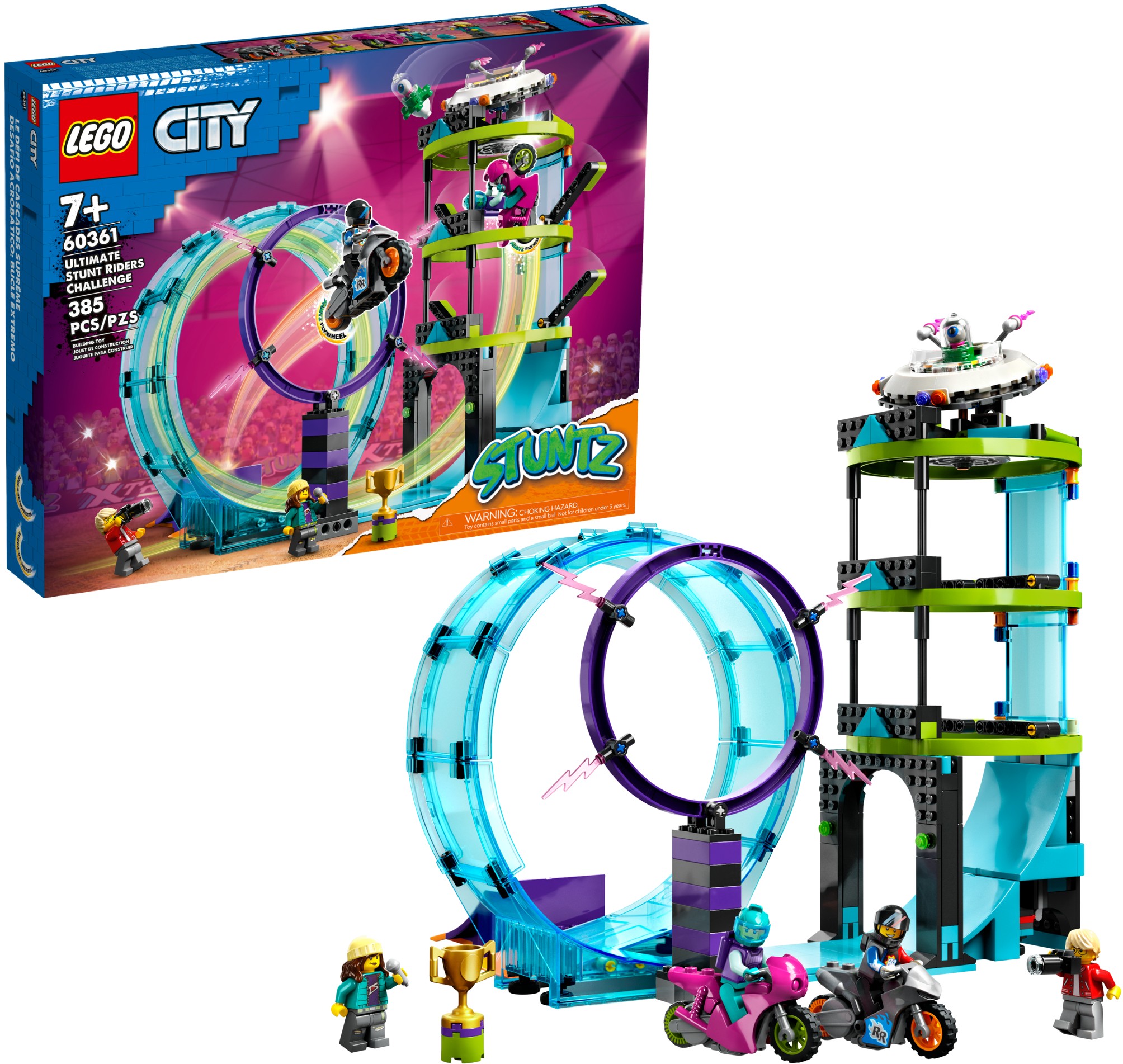 Конструктор LEGO City Stuntz Невероятная задача для каскадеров (60361) - Фото 1