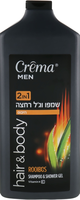 Гель для душа Crema Men Ройбос 700 мл (7290012117411) - Фото 1