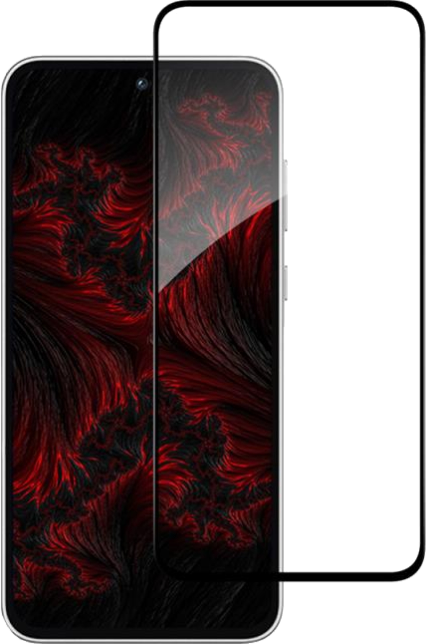 Защитное стекло для смартфона 2E for Samsung Galaxy A35 5G (A356) 2.5D FCFG Black frame (2E-G-A35-SMFCFG-BB) - Фото 1