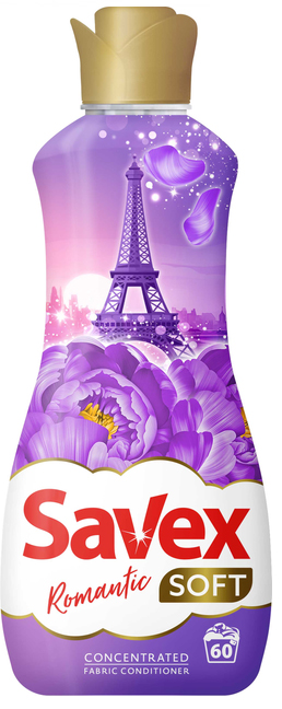 Ополаскиватель для белья SAVEX Soft 1,5 л Romantic (3800024048975) - Фото 1