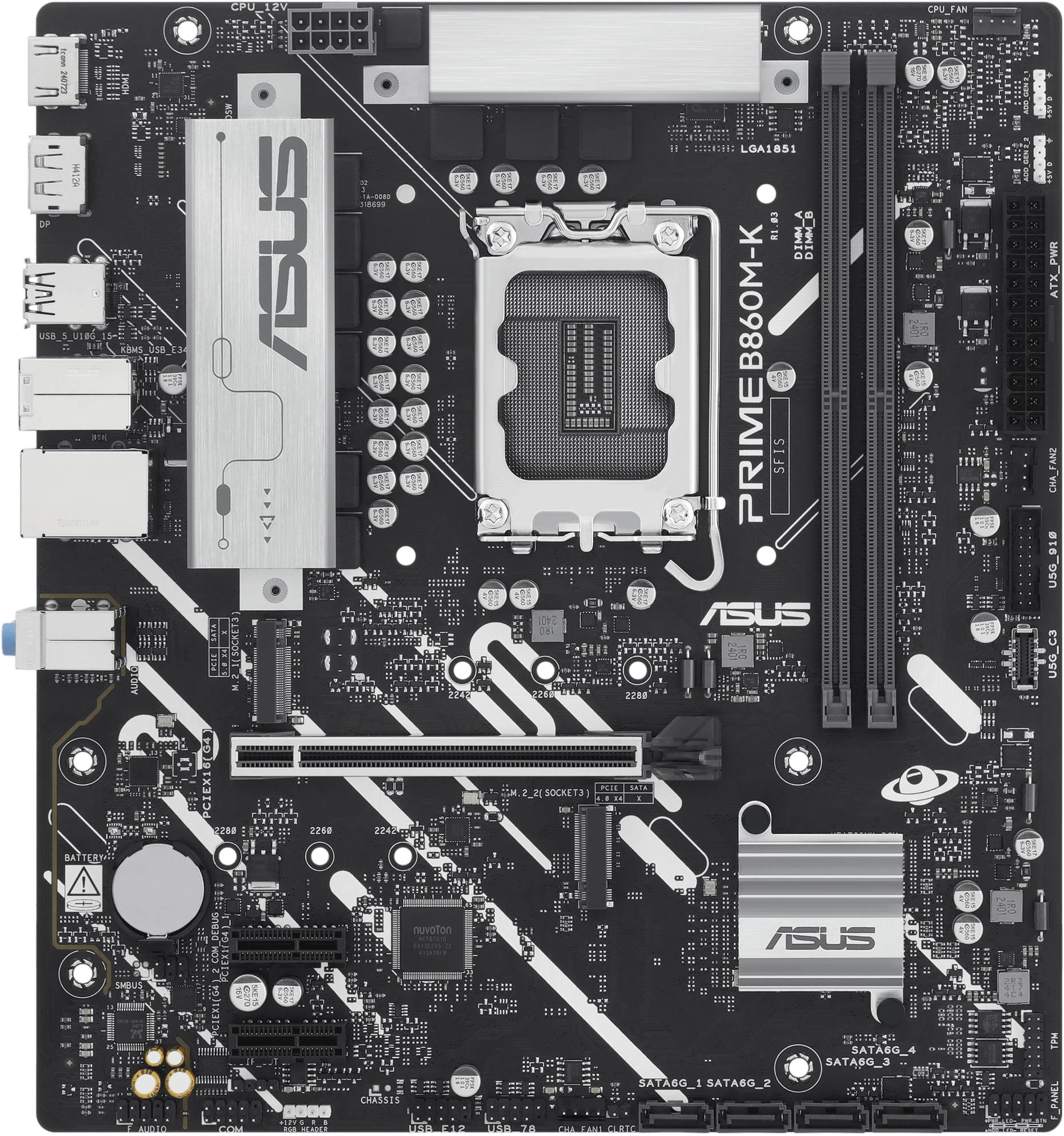 Материнская плата Asus PRIME B860M-K - Фото 1