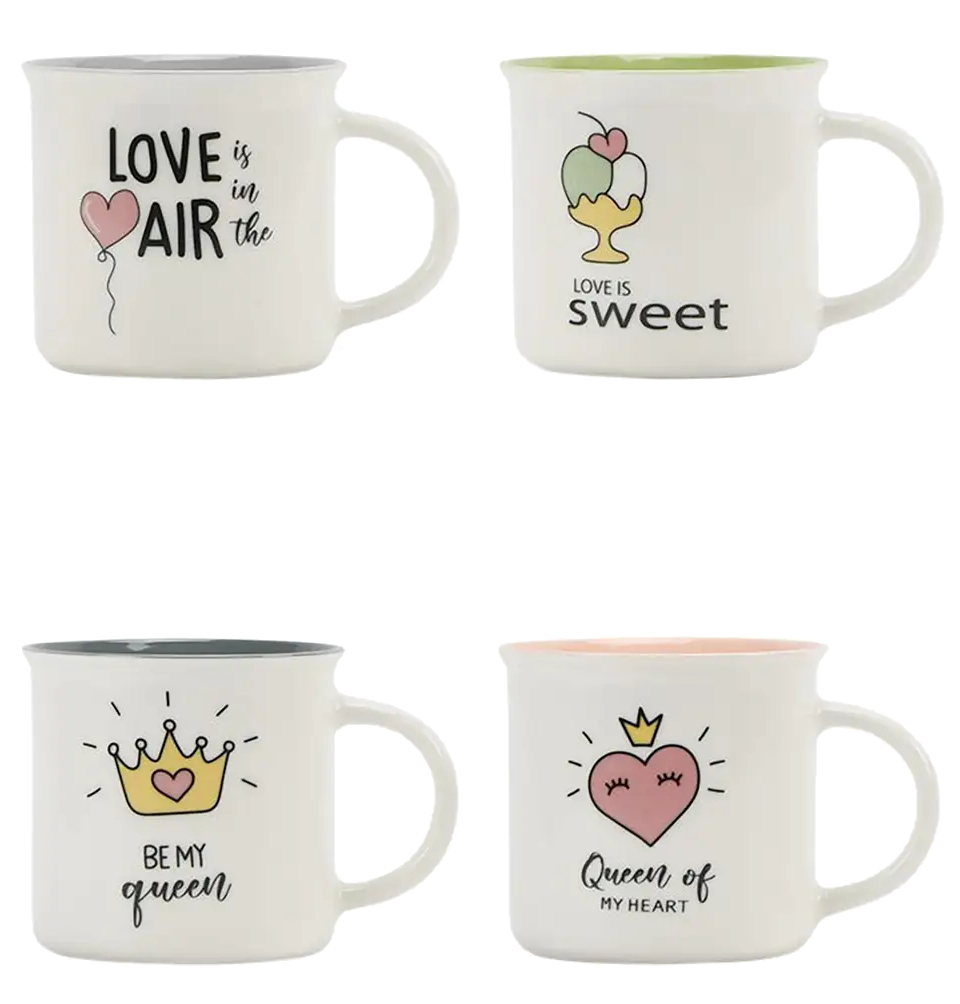 Чашка Vittora Счастливое утро 350 мл в ассортименте (VT-C-100350) - Фото 1