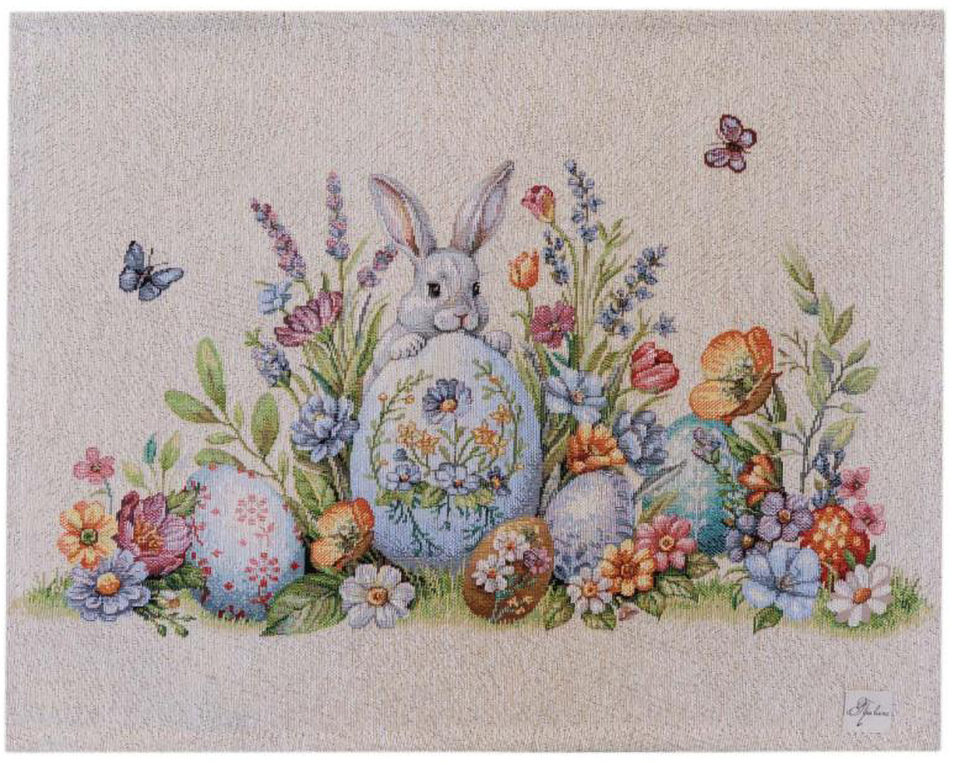 Салфетка для сервировки Прованс Пасхальная гобеленовая Соцветие 35х45 см (044132)