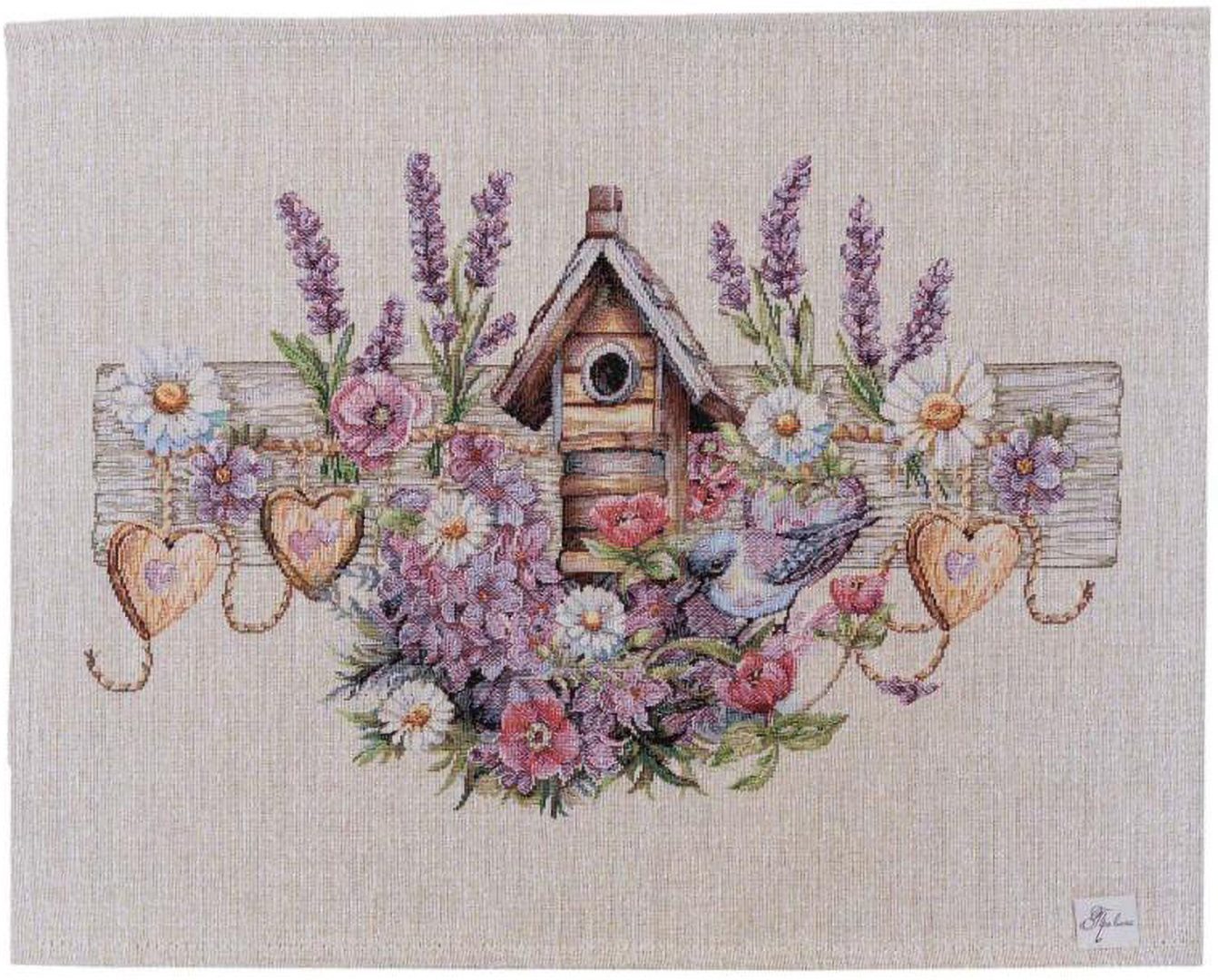 Салфетка для сервировки Прованс Гобеленовая Лавандовый садик 35х45 см (044140)