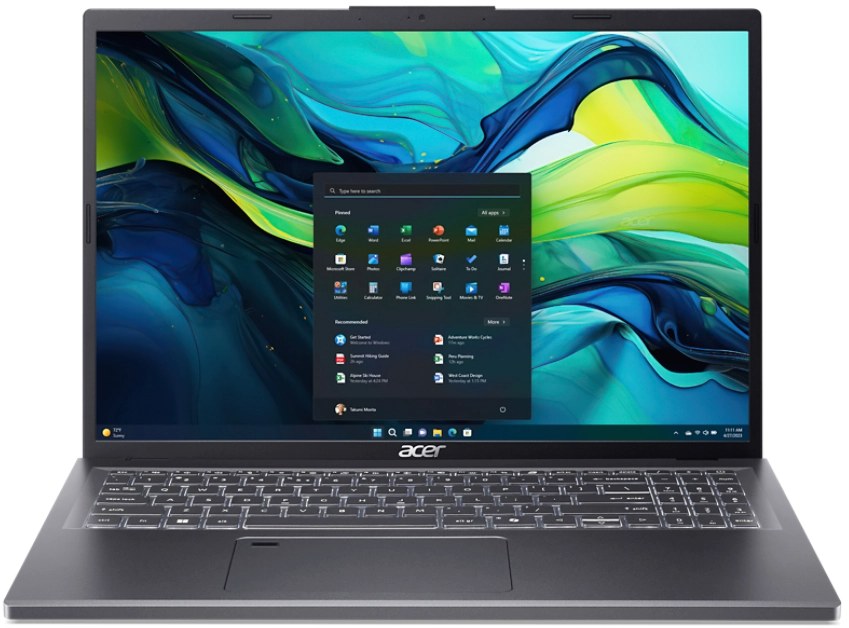 Ноутбук Acer Aspire 16 A16-51GM (NX.KXPEU.001) Steel Gray - Фото 1