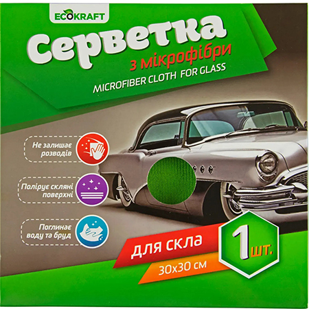 Автомобільна серветка Ecokraft AST15 - Фото 1