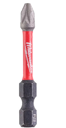 Бита для отвертки Milwaukee Shockwave PZ2 50 мм (4932430865) - Фото 1
