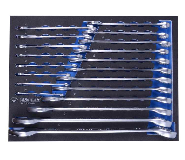 Набір комбінованих ключів KING TONY 20 шт. (9-1220MRV) - Фото 1