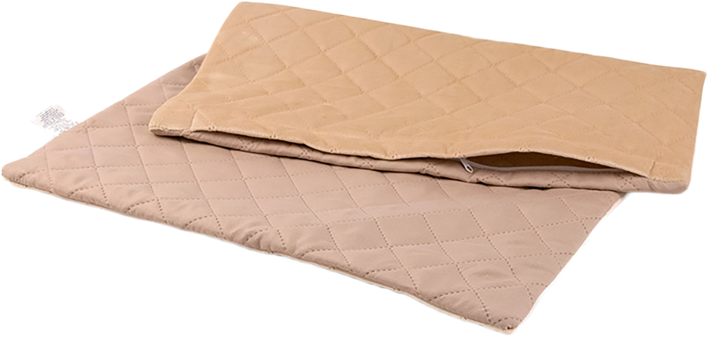 Наволочка Руно 50х70 см велюровий Beige Ромб (382.55_Beige ромб)