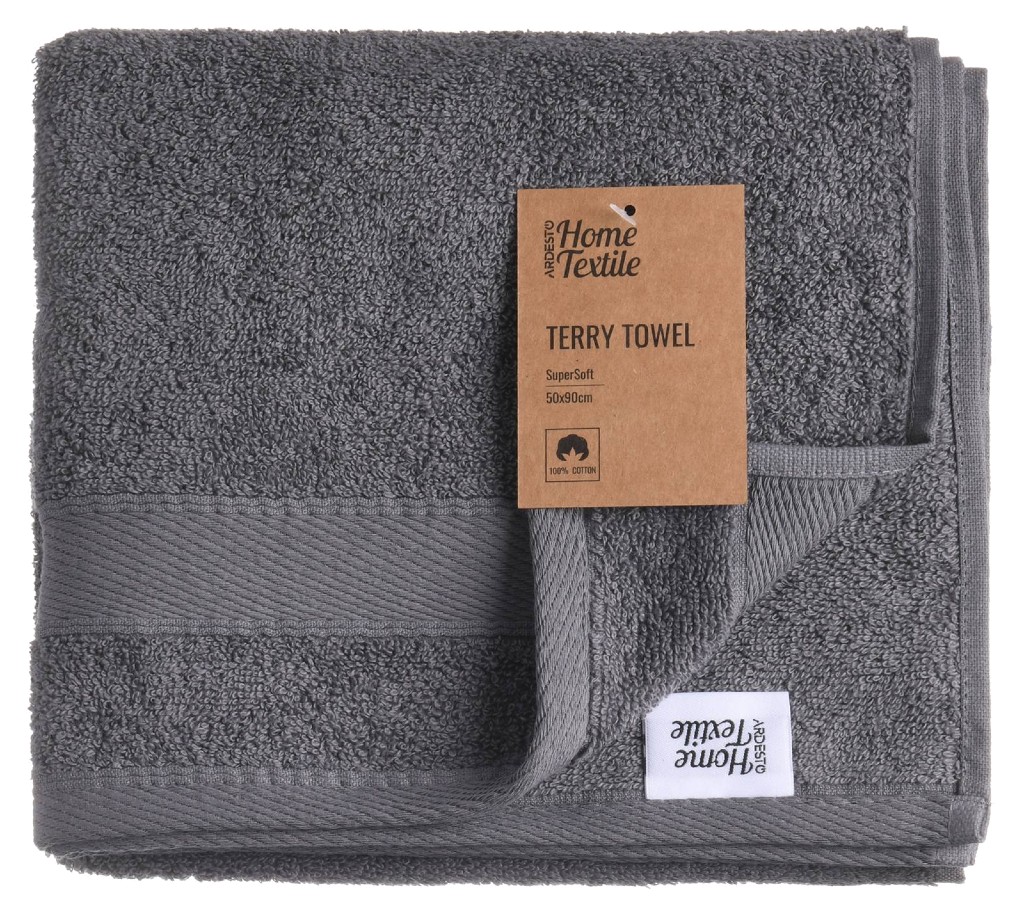 Полотенце для лица Ardesto махровое SuperSoft графит 50х90 см (ART2250MC) - Фото 1