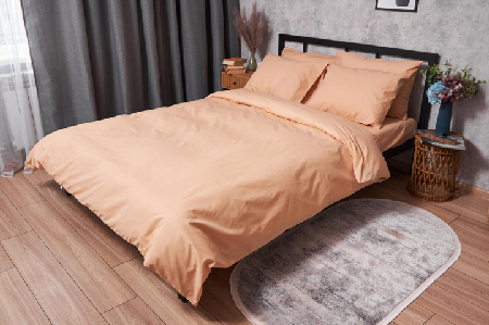 Комплект постільної білизни Moon&Star Бязь Gold Люкс Cream 175х210 (MS-820003262) - Фото 1