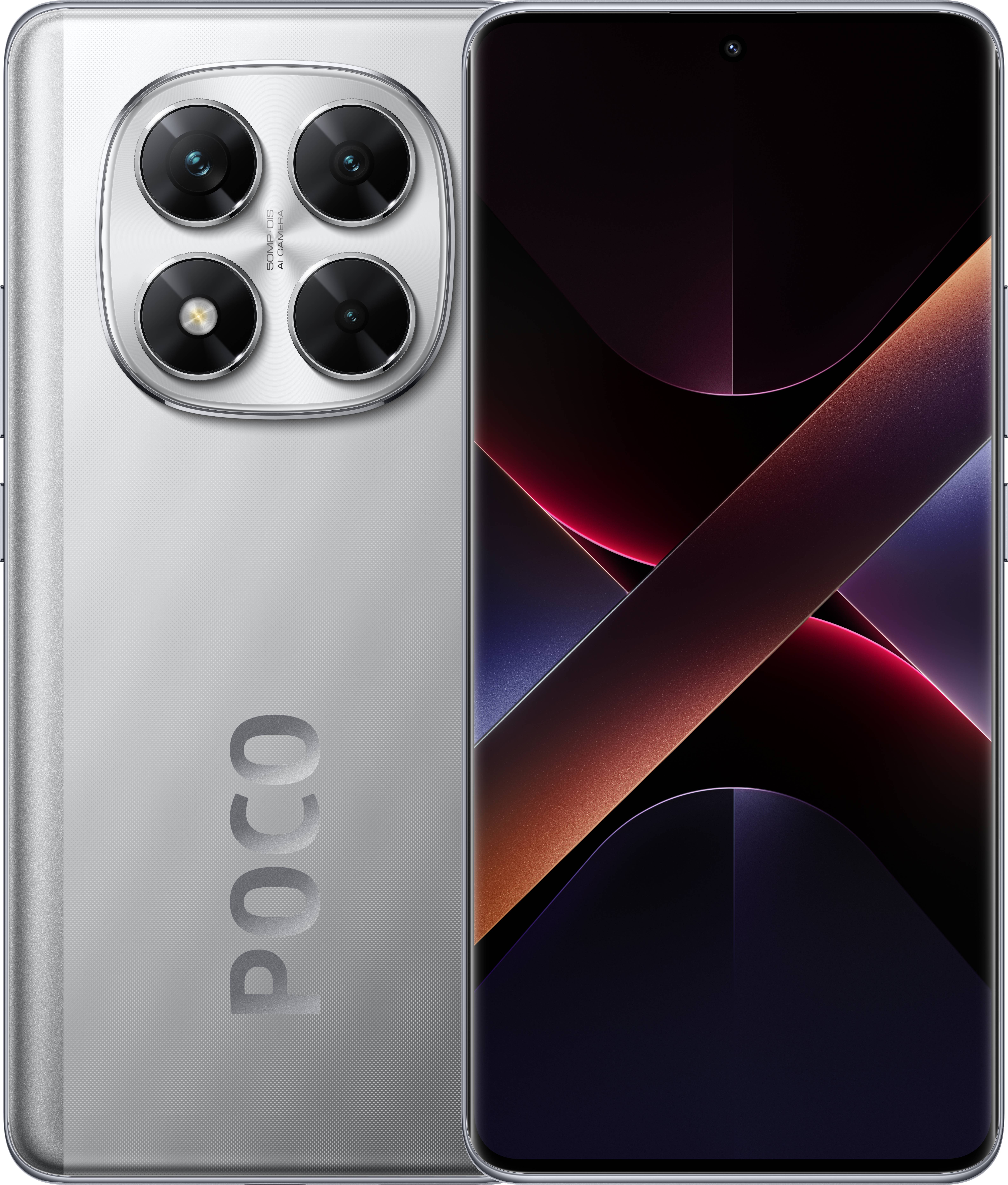Cмартфон Poco X7 8/256Gb Silver - Фото 1