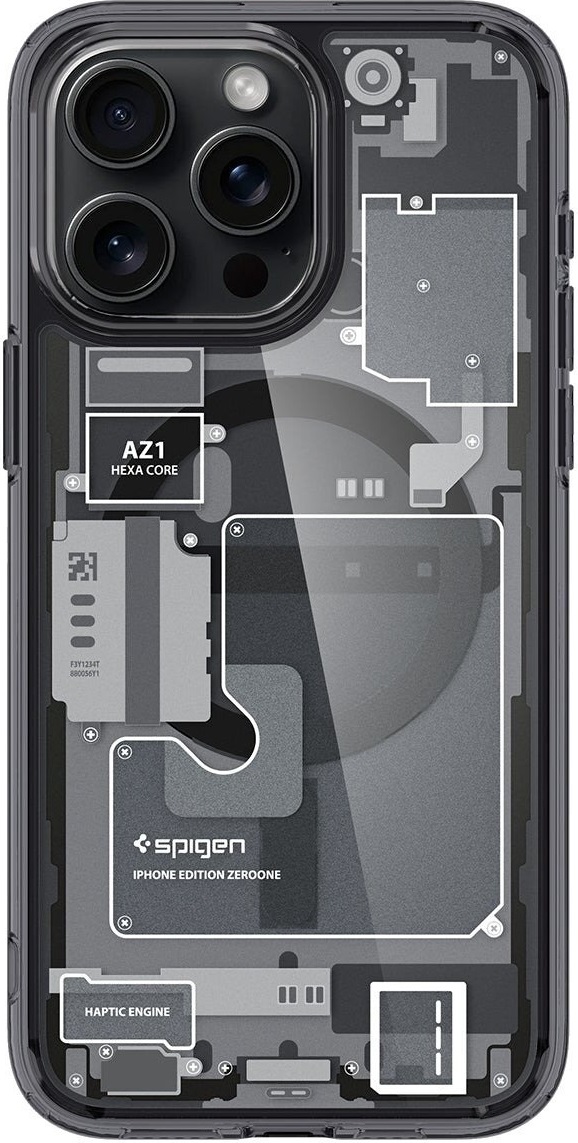 Чохол для смартфону Spigen for Apple iPhone 15 Pro Ultra Hybrid MagFit, Zero One (ACS06721) - Фото 1