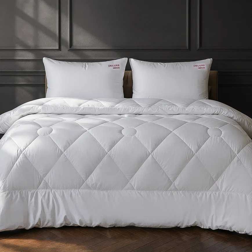 Ковдра дитяча зима MirSon De Luxe Hand Made №669 Зимове з евкаліптом 110х140 (2200000857750) - Фото 1