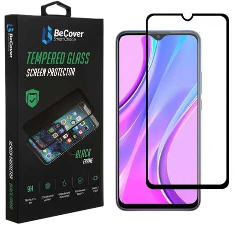 Защитное стекло для смартфона BeCover for Tecno Spark 8 Black (707329) - Фото 1