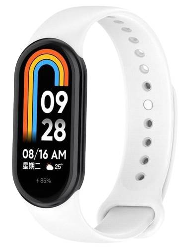 Ремешок для фитнес-браслета BeCover for Xiaomi Mi Smart Band 8 White (709398) - Фото 1