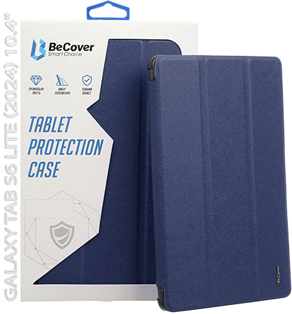 Чехол для планшета BeCover Flexible TPU Mate BeCover for Samsung Galaxy Tab S6 Lite (2024) 10.4'' P620/P625/P627 Deep Blue (712514) - Фото 1