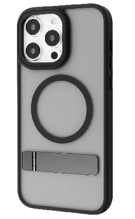Чехол для смартфона Mainstay Case with Magnetic Ring iPhone 14 Pro Black (PCMCIP14P002) - Фото 1