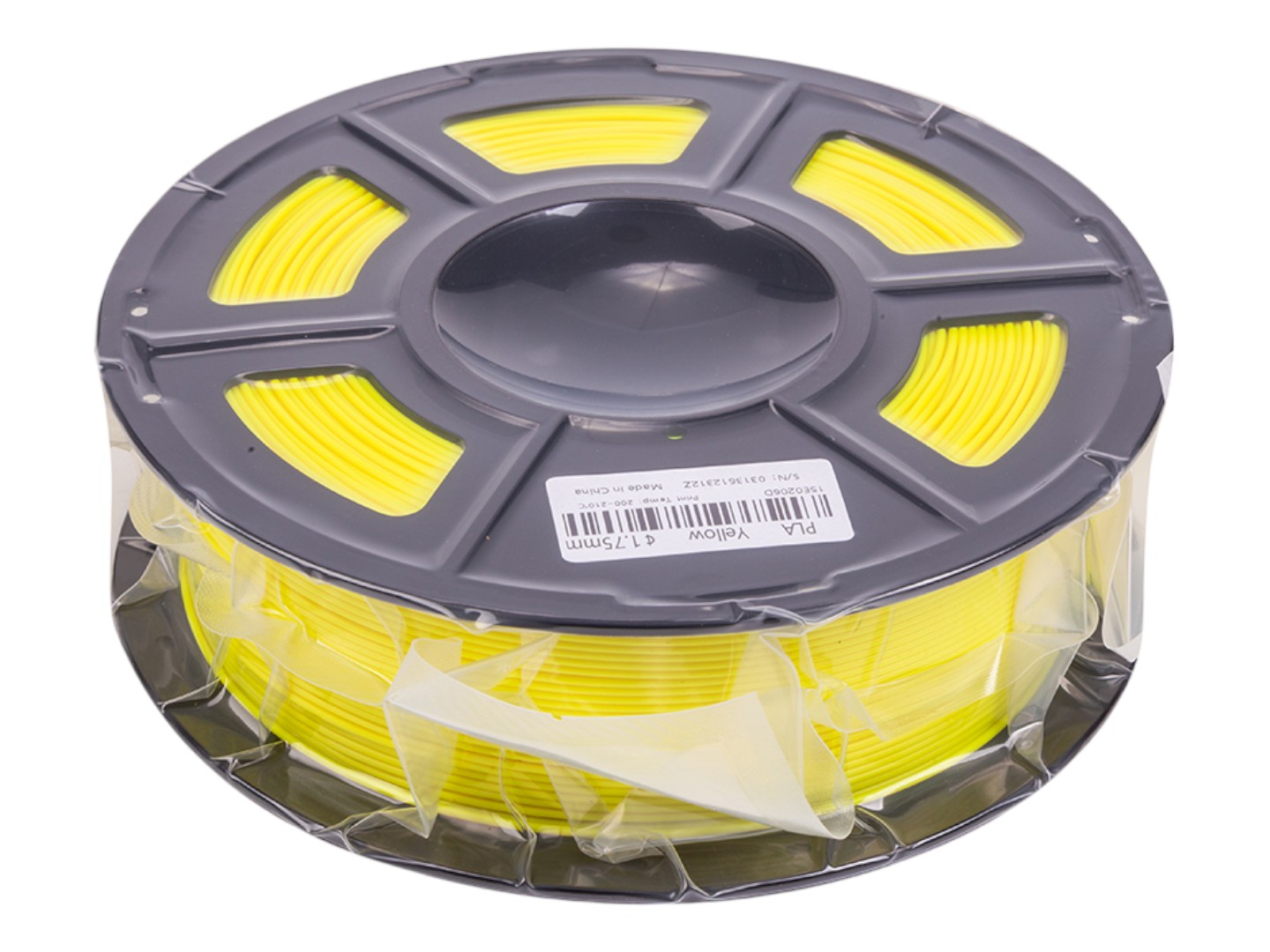 Нитка для PLA-картриджа PowerPlant Filament 1.75 мм 1 кг Yellow (PT812974) - Фото 1