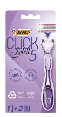 Купити Картридж для станка жіночого BIC Miss Soleil Click 5 з 2 змінними картриджами (3086123680227) - Фото 1 Картридж для станка жіночого BIC Miss Soleil Click 5 з 2 змінними картриджами (3086123680227) - Фото 1