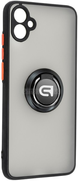 Чехол для смартфона Armorstandart Frosted Matte Ring for Samsung A04e (A042) Black (ARM68346) - Фото 1