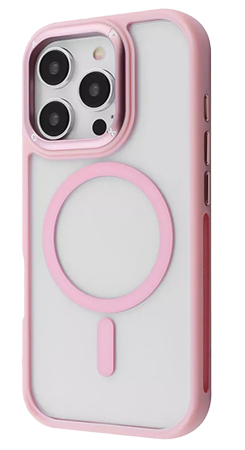 Чехол для смартфона Proove Clear Essence Case with Magnetic Ring iPhone 16 Pink Sand (PCCEIP160028) - Фото 1