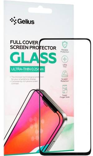 Защитное стекло для смартфона Gelius Full Cover Ultra-Thin 0.25mm for Realme C55 Black (94039) - Фото 1