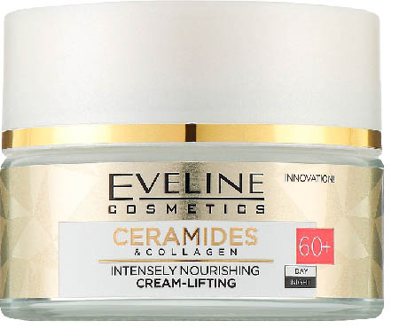 Крем для лица EVELINE 60+ Ceramides & Collagen 50 мл (5903416049982) - Фото 1