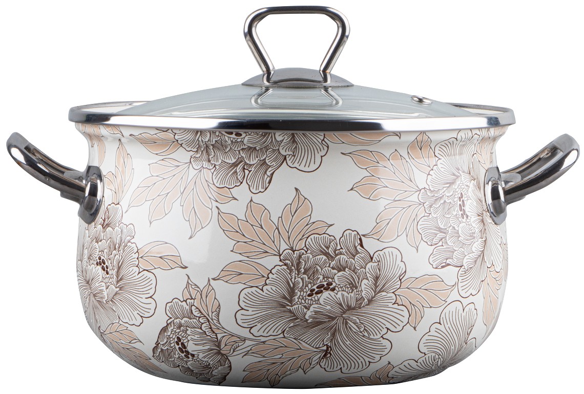 Кастрюля Gusto Серебряные этюды Premium 18 см 3,1 л (GT-T-118-SE) - Фото 1