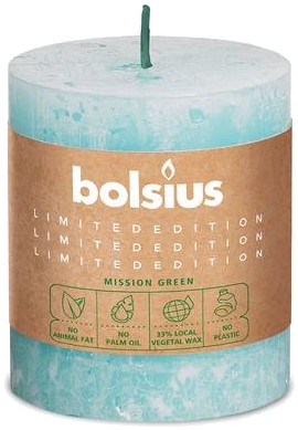 Свеча декоративная Bolsius Divine Earth Rustic 80/68 Небо - Фото 1