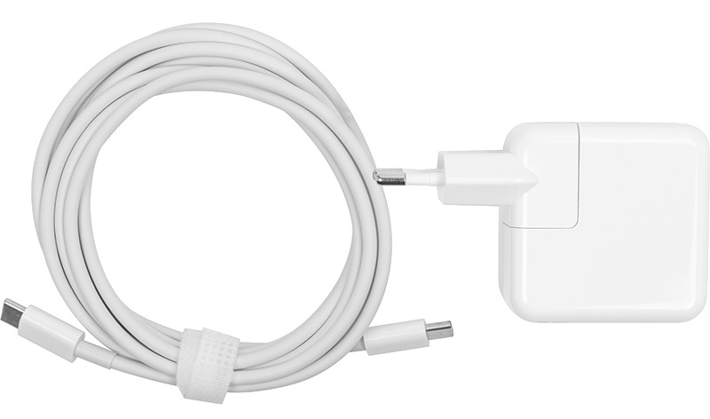 Зарядное устройство для ноутбука PowerPlant Apple 220V 20V 30W 1.5A USB Type-C (AP29USBC) - Фото 1