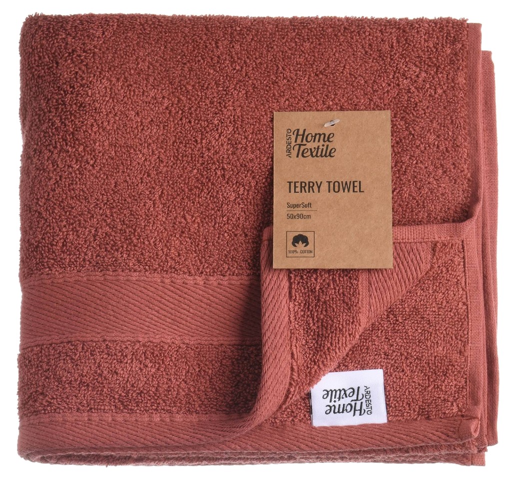 Полотенце для лица Ardesto махровое SuperSoft терракота 50х90 см (ART2250RT) - Фото 1