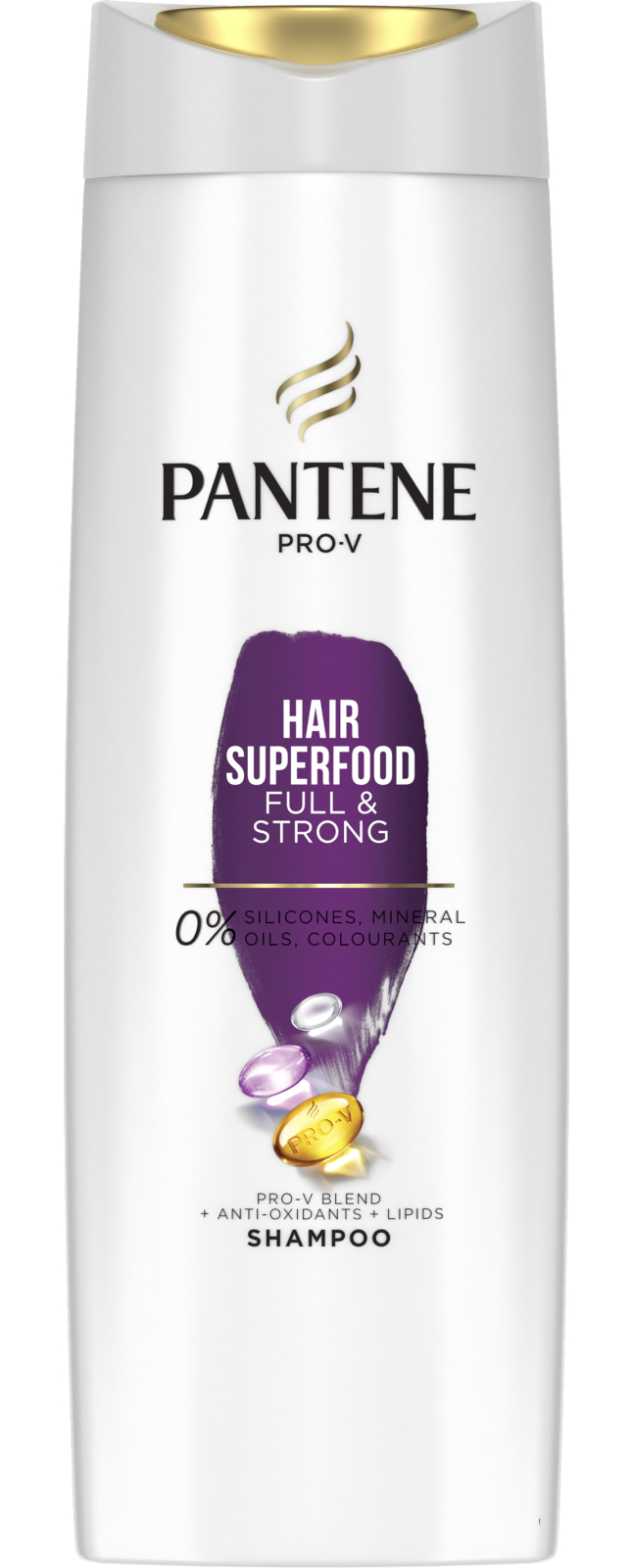 Шампунь жіночий Pantene Живильний коктейль Об'ємне та міцне 400мл - Фото 1