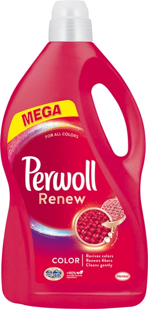 Средство для деликатной стирки Perwoll д/цветных вещей 3740мл - Фото 1