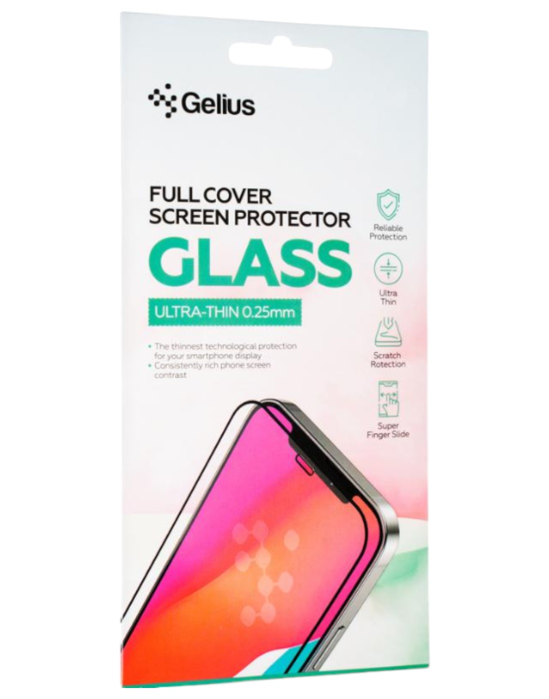 Защитное стекло для смартфона Gelius Full Cover Ultra-Thin 0,25 мм for Poco X6 Black (98283) - Фото 1