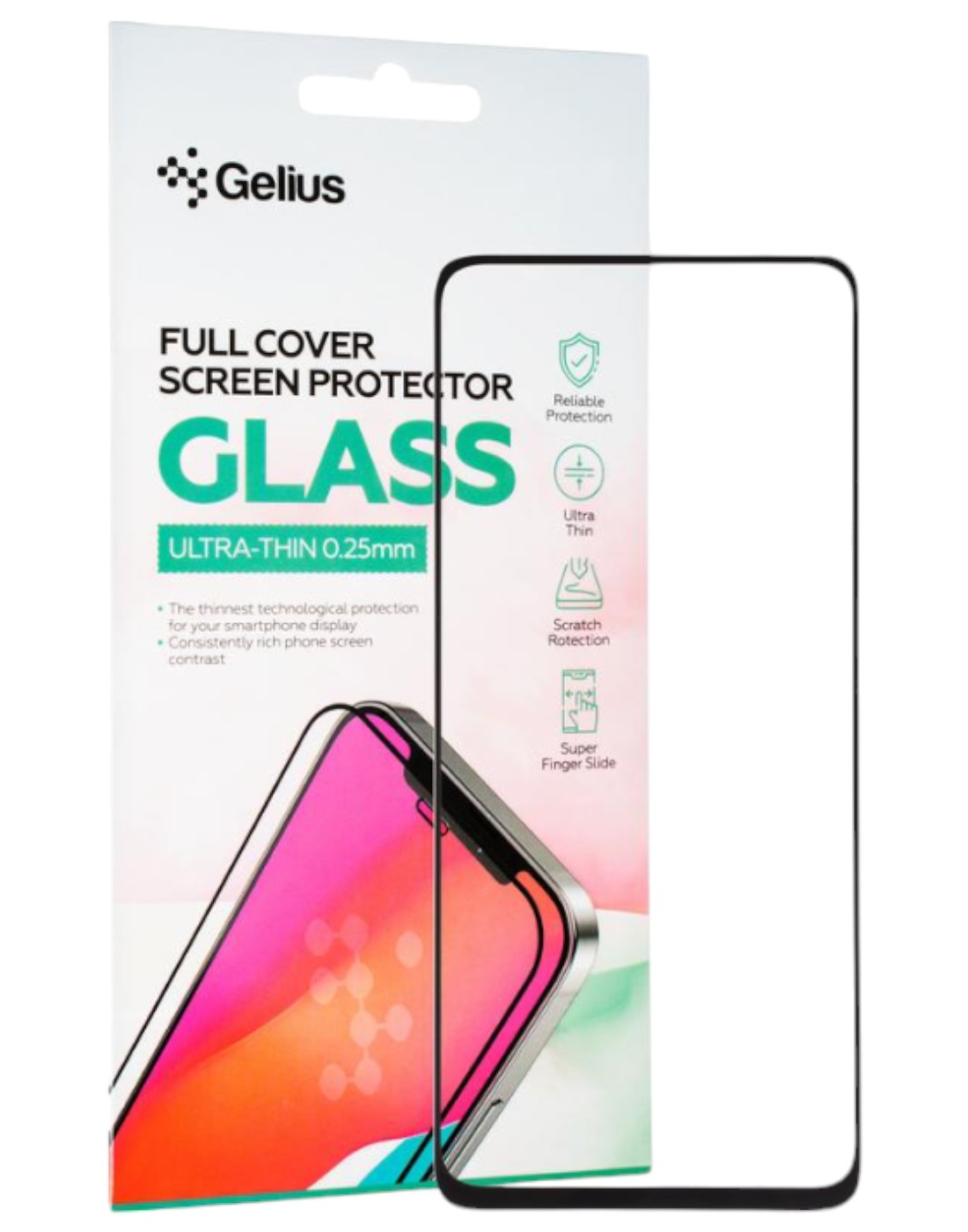 Защитное стекло для смартфона Gelius Full Cover Ultra-Thin 0.25mm for Xiaomi Redmi Note 11T Black (98149) - Фото 1