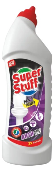 Средство для чистки унитаза Super Stuff MAX POWER 1000 мл (SF50649) - Фото 1