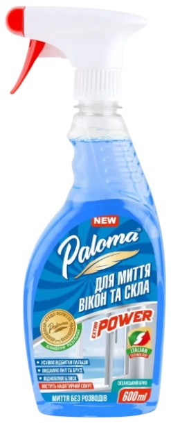 Чистящее средство для стекла Paloma 600 мл (PE50427) - Фото 1
